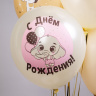 BK Шары С Днем рождения! Лапочка! 5 дизайнов, шелк