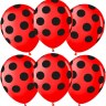 МВВ Шары Черные точки, Красный, пастель