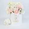Коробка цилиндр "Я люблю тебя, мама", без крышки, Белый