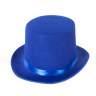 Шляпа Цилиндр, фетр, Синий Честный знак
