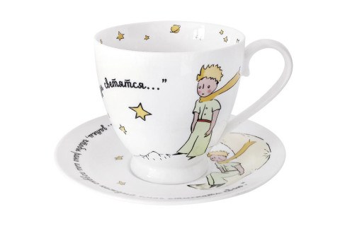 Пара чайная круглая Маленький принц "Звезды светятся затем…" Пара чайная круглая Маленький принц "Звезды светятся затем…"