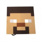 Маска карнавальная, из фетра, Пиксельный герой, Светло-коричневый