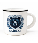 Кружка сувенирная мини Байкал. Медведь, Байкальские сувениры