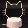 Ночник iLikeGift с маркером "Кот", USB