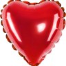 Мини-сердце с клапаном, Красный, Металлик