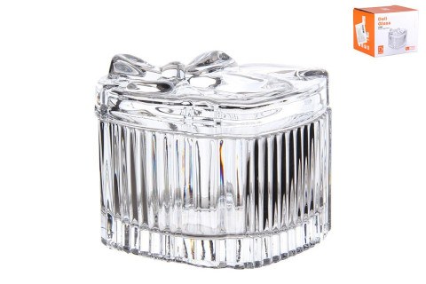 Ваза сервировочная с крышкой Сердце