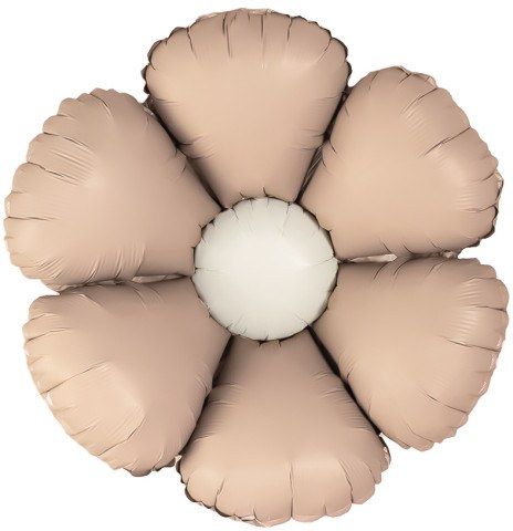 Мини-фигура с клапаном Цветок, Ромашка, Бежевый, Сатин