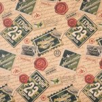 Крафт-бумага упаковочная «Герою с 23 февраля»