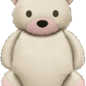 Фигура, Мишка, Кремовый, Сатин