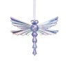 Ёлочная игрушка «Зимнее волшебство. Стрекоза», фиолетовый перелив
