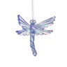 Ёлочная игрушка «Зимнее волшебство. Стрекоза», фиолетовый перелив