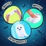 Антистресс игрушка - сюрприз «Мяк-жмяк», мялка привидение с наклейками, МИКС