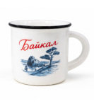 Кружка сувенирная мини Байкал. Шаманка, Байкальские сувениры