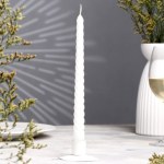 Свеча витая Белая