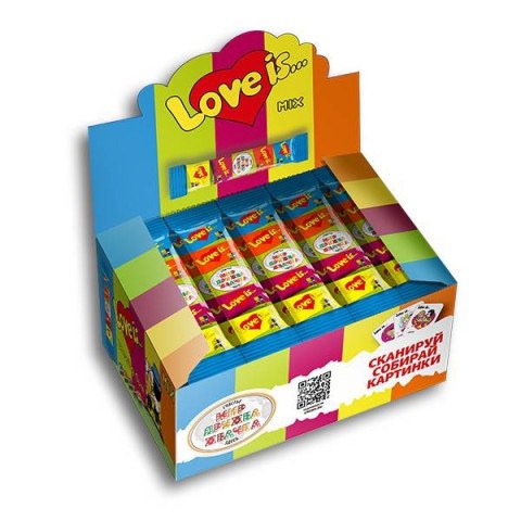 Жевательная резинка "Love is" Мини микс с вкладышами