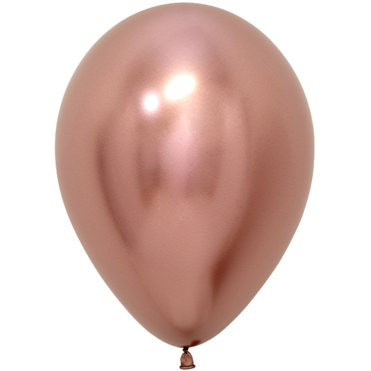 S Зеркальные шары Рефлекс Розовое золото / Reflex Rose Gold хром