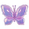 Фигура Бабочка, Хамелеон (надув воздухом), Сиреневый, Перламутр