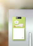 Магнитный блок для заметок  ПО-ПЛАНУ. "Гусь vibe "Ещё 5 минут", плотность 80 г.