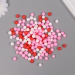 Шарики пенопласт «Ассорти шариков», пастельный Красный/Розовый