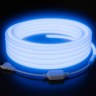 Гибкая круглая неоновая светодиодная лента 360 градусов Холодный Голубой свет d12мм