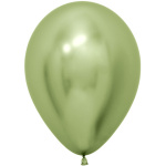 S Зеркальные шары Рефлекс Лайм / Reflex Lime Green хром