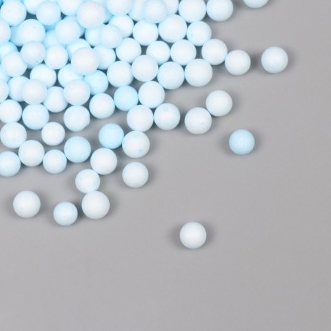 Шарики пенопласт «Ассорти шариков», светло-голубой