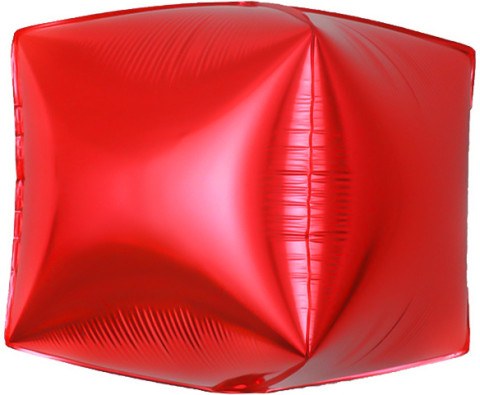 Шар 3D Куб, Красный