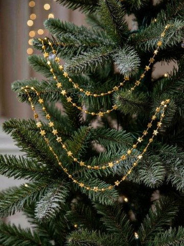 Бусы на ёлку «Звёзды», МИКС