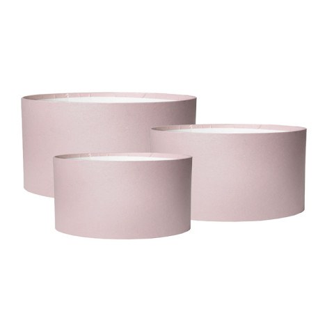 Коробка цилиндр низкий "Премиум", Пыльно-розовый