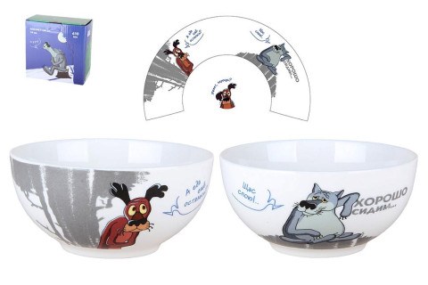 Салатник  Жил-был пес, Хорошо сидим… Салатник  Жил-был пес, Хорошо сидим…