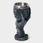 Бокал средневековый «Магическая рука», нержавеющая сталь, серый