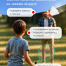 Набор для бадминтона ONLYTOP: 2 ракетки, 2 волана, зелёный