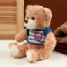 Мягкая игрушка «Медведь» в полосатой кофте, цвет МИКС