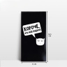 Конверт для денег «Короче, это мой подарок», черный