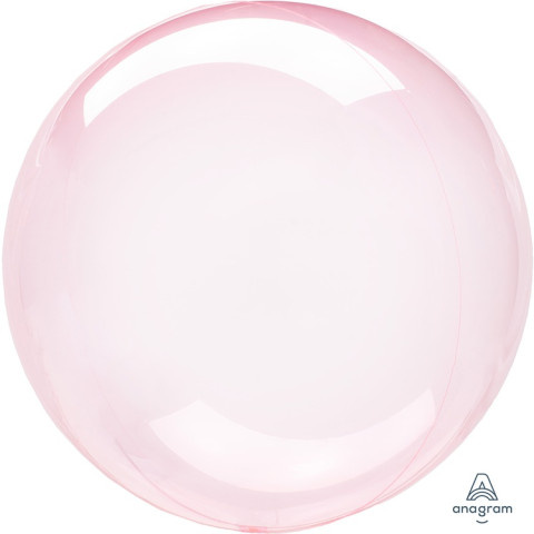 An Сфера Бабл Кристал Темно-розовый прозрачный / Clearz Crystal Dark Pink S40