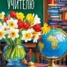 Открытка Лучшему учителю (букет цветов)