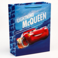 Пакет подарочный "McQueen", Тачки