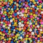 Шарики пенопласт, Ассорти, большие