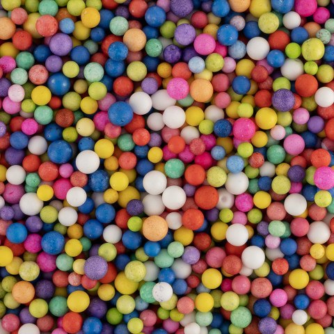 Шарики пенопласт, Ассорти, большие