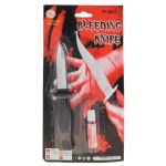 Прикол «Нож прячущееся лезвие с кровью»