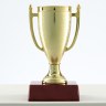 Кубок 056, наградная фигура, золото, подставка пластик