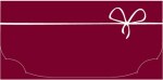 Конверт для денег, Изящный бантик, Бордовый