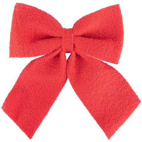 Декоративный бант Праздничный велюр, Красный