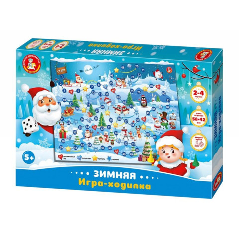 Настольная игра-ходилка «Зимняя»