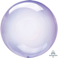 A Сфера 3D Кристалл Фиолетовый прозрачный / Clearz Crystal Purple