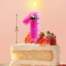 Свеча для торта цифра «Зверюшка»