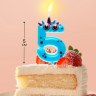 Свеча для торта цифра «Зверюшка»