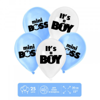 Распродажа! СК Шары Mini boss мальчик, пастель