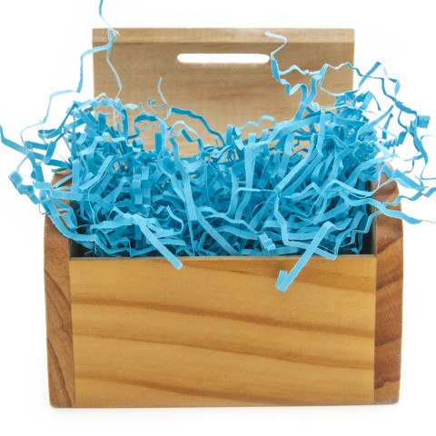 Наполнитель для коробок Бумажный Голубой