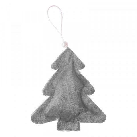 Распродажа! Елочное украшение из текстиля Елочка серая